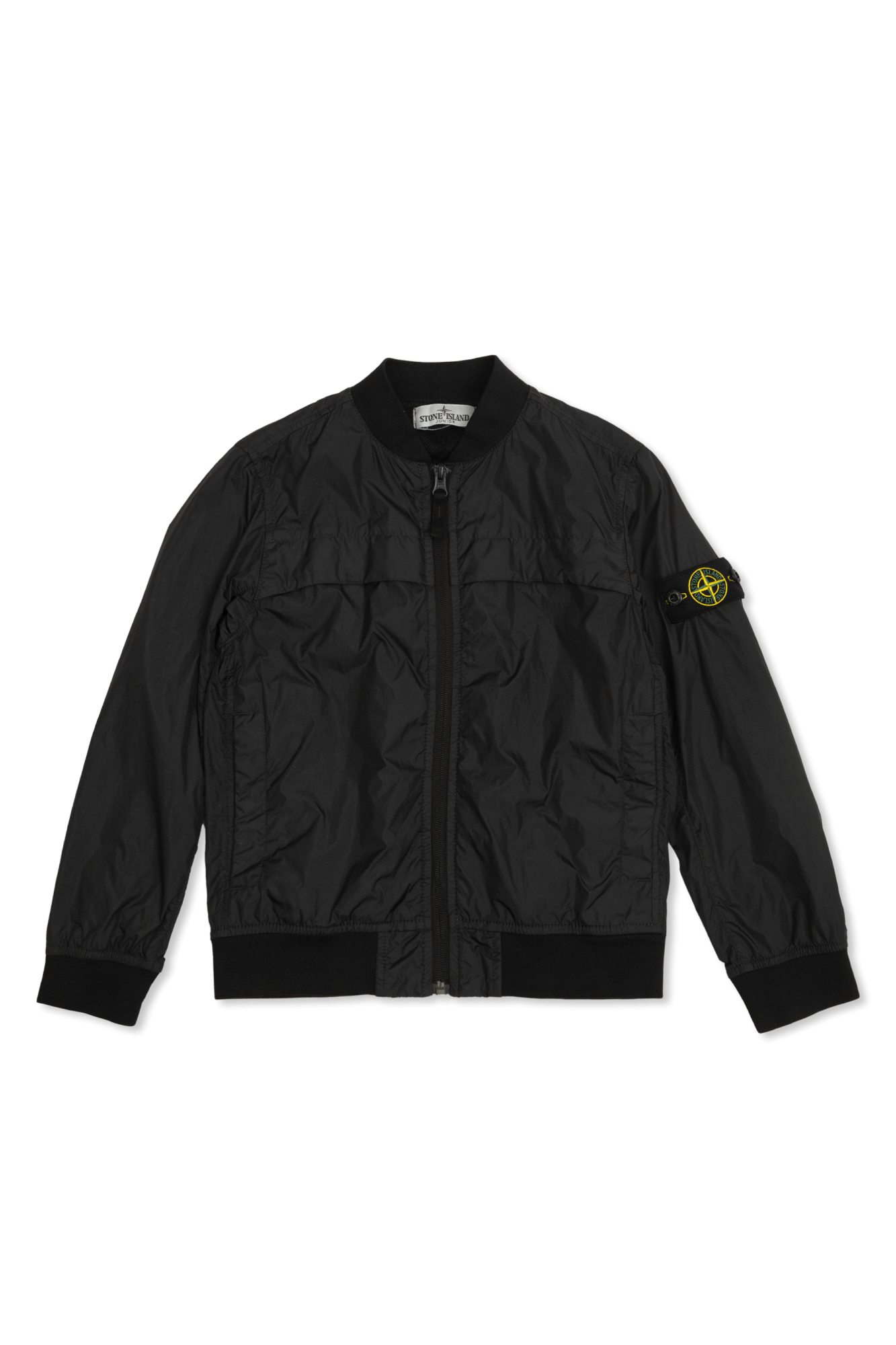 Black Bomber jacket Stone Island Junior - Vitkac GB